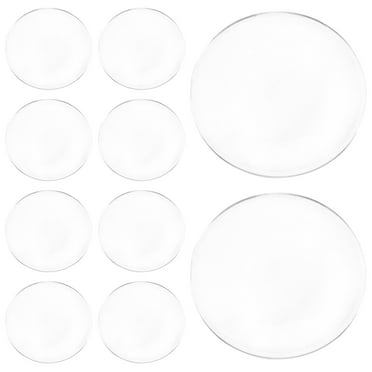 Masteelf VR Glasses Lens with Lightblocking Technology for Home Use Transparent PMMA 10 Pieces