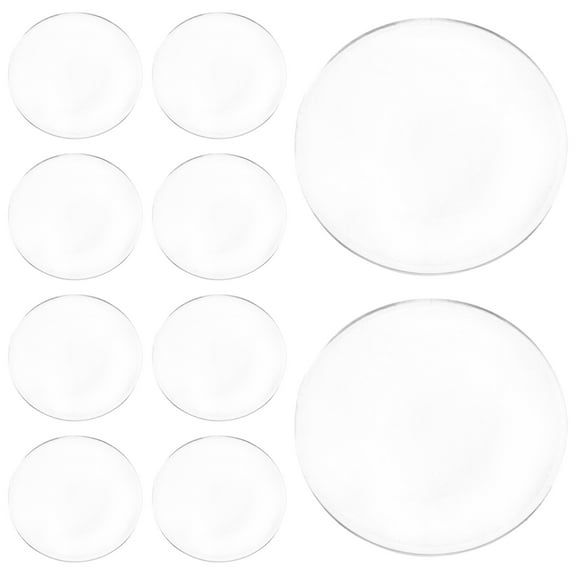 HEMOTON Transparent Acrylic VR Lenses for DIY Enhanced Visual Experience Compatible with Smartphones Tablets and Other Devices 10 Pieces