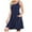 Blue, variant on Bigersell Dresses for Women 2023 Women Fashion Casual Comfy Solid Color V-Neck Pocketed Short Sleeve Dress Wedding Guest Dresses for Female Regular Sun Dress Dresses, Style 22796, Black L