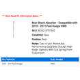 thumbnail image 2 of Rear Shock Absorber - Compatible with 2010 - 2011 Ford Ranger RWD, 2 of 2