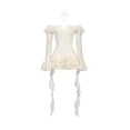 thumbnail image 1 of Vestido bellabarnetten Wenie con hombros descubiertos y manga larga, 1 of 7