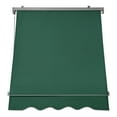 thumbnail image 5 of MCombo Patio Window Awnings 65''x80'', Fully Assembled Manual Retractable Sunshade Canopy for Windows & Doors, 4112 (Dark Green), 5 of 9