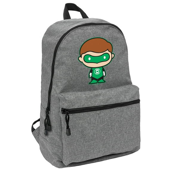 Green Lantern Core Cute Chibi Character Lightweight Backpack for Work School Daily Use Packable for Travel