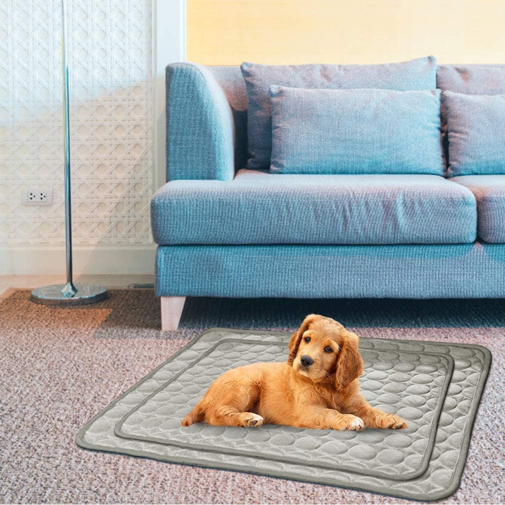 Self-Cooling Mat For Dogs & Cats - Double-Sided Gel Pad For Summer & Winter (Medium)
