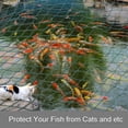 thumbnail image 2 of Skimmer Net Screen For Falling Leaves And Debris Pond Cover Durable Ground Spikes Netting Mesh Leaf Eavy Duty, 2 of 5