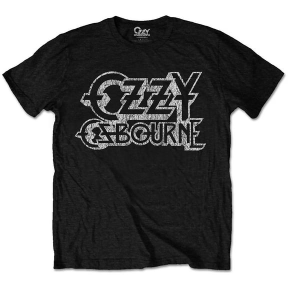 Ozzy Osbourne Men's Vintage Logo T-shirt Small Black