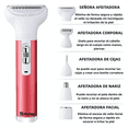 thumbnail image 2 of Depiladora Facial  Bloosom Eléctrica Recargable Para Mujeres Rojo, 2 of 5