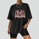 thumbnail image 1 of Fiudx Ofertas Flash Artículos En Oferta Blusa Regular Estampada de Manga Corta con Cuello Redondo Sexy de Verano para Mujer, 1 of 5