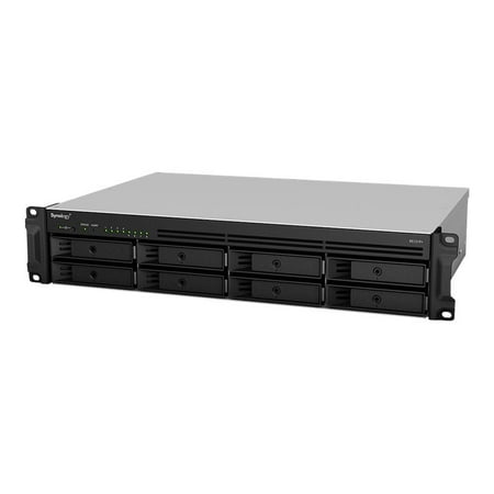 Synology RackStation RS1219+ - NAS server - 8 bays - rack-mountable - SATA 6Gb/s - RAID 0, 1, 5, 6, 10, JBOD - RAM 2 GB - Gigabit Ethernet - iSCSI - (Best Way To Backup Synology Nas)