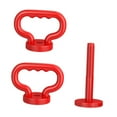 thumbnail image 2 of 2 asas ajustables para pesas rusas, agarres para pesas rusas, equipo de fitness fácil de transportar Rojo, 2 of 9