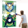 Baseball Toss Games With 3 Bean Bags, Indoor And Outdoor Bean Bag Toss Game, Sport Theme Party Decorations Supplies