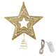 thumbnail image 1 of Navidad hierro forjado calado árbol superior estrella árbol de Navidad ornamento brillante decoración superior, 1 of 5