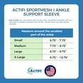 thumbnail image 2 of Actifi SportMesh I Ankle Support Sleeve - Anatomic Compression Design, 2 of 2
