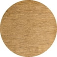 thumbnail image 1 of Ahgly Company Machine Washable Indoor Round Abstract Orange Area Rugs, 6' Round, 1 of 7