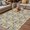 Yellow, variant on Vintage Flowers Outdoor Rug for Patio/Deck/Porch, Non-Slip Large Area Rug 4 x 6 Ft, Spring Yellow Floral Country Leaves Blue Birds Indoor Outdoor Rugs Washable Area Rugs, Camping Rug Carpet Runner