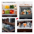 thumbnail image 4 of Cookify Set Contenedores de Almacenamiento, Organizadores de Pl&aacute;stico con Asas Multiusos, Alimentos, Refrigerador, Alacena, Ba&ntilde;o (4 Piezas), 4 of 6
