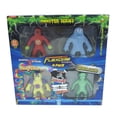 thumbnail image 1 of Muñecos flexibles, Juego de 4, Flexors Series Monster, Hairy y Metal. Marca Ruz., 1 of 4