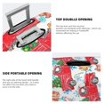 thumbnail image 6 of Wukai Watercolor Red Truck And Fir Tree Elastic Luggage Cover: Personalized Protection for Your Suitcase - Fits 19~29-inch, Washable & Durable Travel Companion-Small, 6 of 8