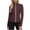 Coffee, variant on Plus Size Women's Long Sleeve UPF 50+ Jacket with Cinched Waist S-5XL