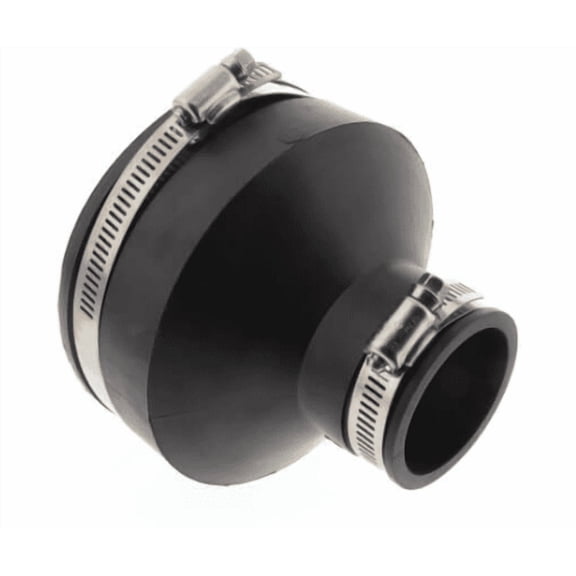 Flexible Coupling with Stainless Steel Clamps (Rubber Coupling)- Multiple Sizes Available