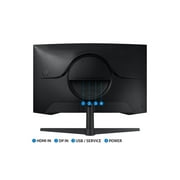 SAMSUNG 27” Odyssey G55C QHD 165Hz 1ms(MPRT) Curved Gaming Monitor - LS27CG556ENXZA