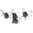thumbnail image 6 of CRL LLP1BL Black Privacy Latch with Keyed Lock, 6 of 6