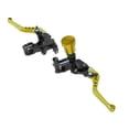 thumbnail image 1 of Palanca de freno con bomba y clutch para motocicleta dorado universal Kinlley HX-0120 dorado, 1 of 4