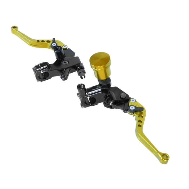 Palanca de freno con bomba y clutch para motocicleta dorado universal Kinlley HX-0120 dorado