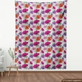 thumbnail image 4 of Ambesonne Floral Fabric by the Yard Upholstery, Colorful Anemone Flowers, 3 Yards, Multicolor, 4 of 5