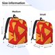 thumbnail image 2 of Disketp Tortilla chips print Canvas Backpack Lightweight Travel Daypack Student Rucksack Laptop Backpack-, 2 of 5