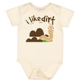 thumbnail image 3 of Inktastic I Like Dirt Earthworm Boys or Girls Baby Bodysuit, 3 of 5