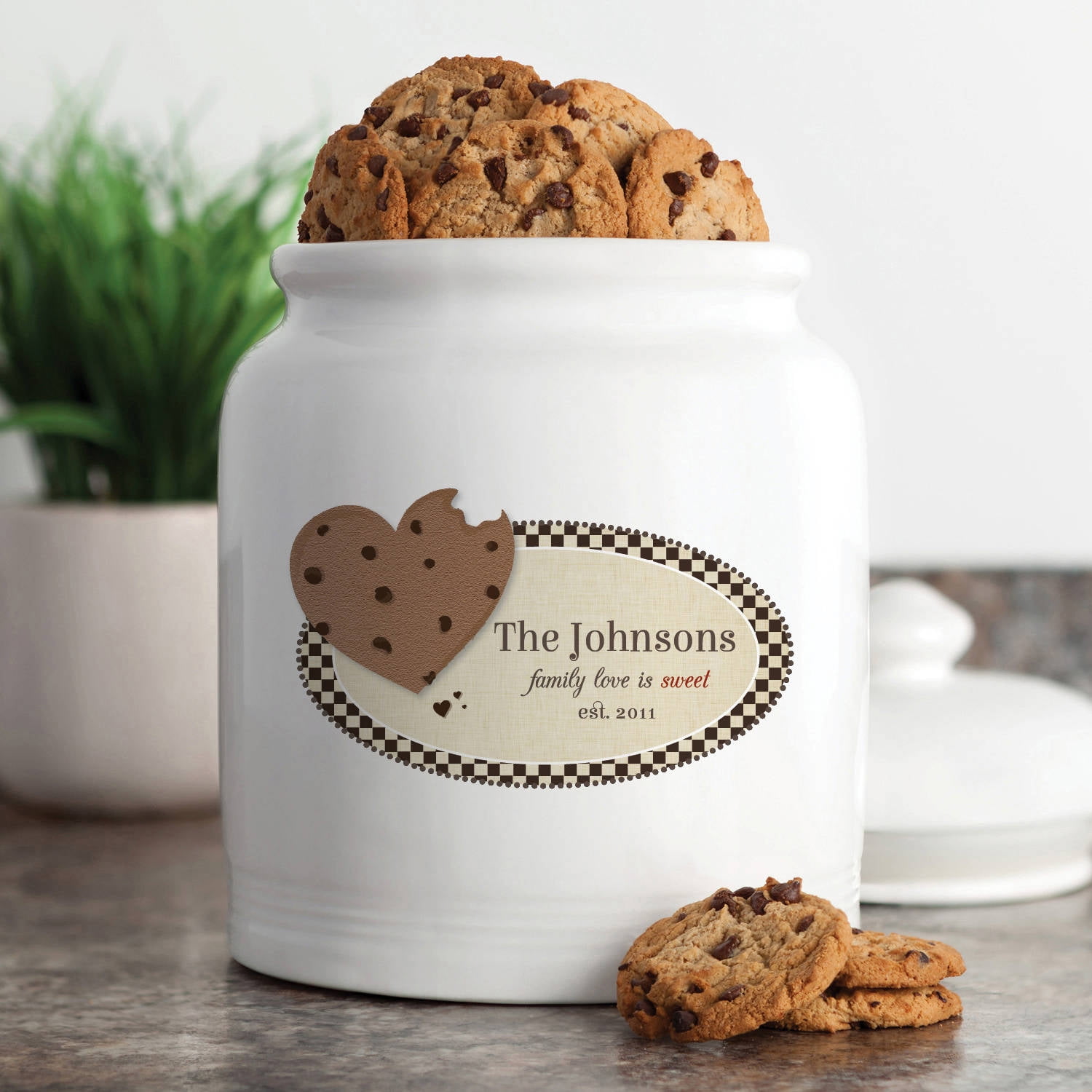 cookie  ルタンセット Live, Love, Spoiled Personalized Cookie Jar - Walmart.com