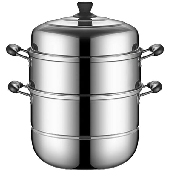 Ciwanning Stainless Steel Steamer For Efficient Cooking Multi Layer Cookware Steaming Pots with Rack