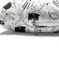 thumbnail image 4 of Pet Pet Bed, Cats in Outer Space with Constellation Stars Humor, Chew Resistant Pad for Dogs and Cats Cushion with Removable Cover, 24" x 39", White Black, by Ambesonne, 4 of 4