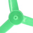 thumbnail image 4 of Lot de 10 hélices à 3 pales en plastique de 70 mm, accessoires rotatifs pour bateau, voiture radiocommandée, trou de 2 mm, vert, 4 of 4