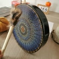 thumbnail image 6 of Shaman Drum Tree of Life Siberian Vegetarian Shaman Drum Sound Healing Tool Hand Decorative Music Lover Frame Drum Craft 10 Inch, 6 of 22