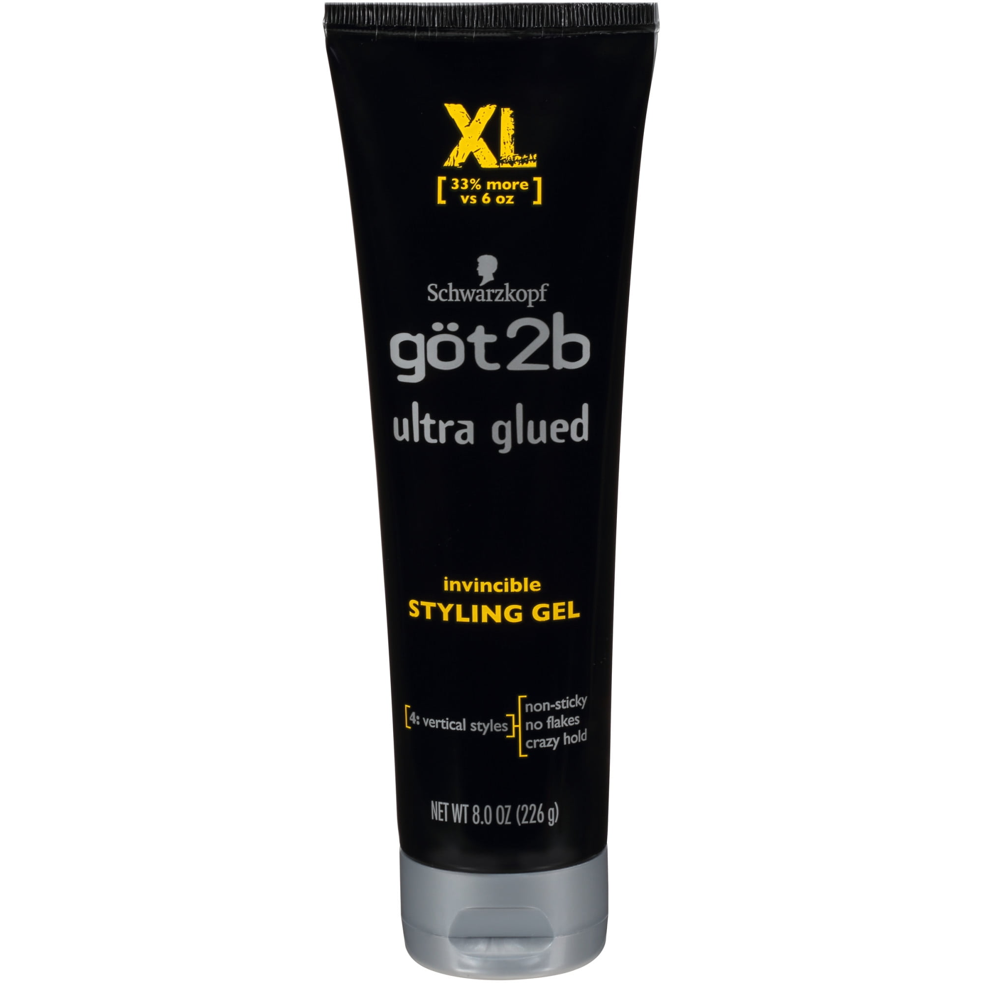 Got2b Ultra Glued Invincible Styling Hair Gel Size, 8 oz