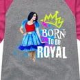 thumbnail image 3 of Descendants - Born To Be Royal - Toddler And Youth Girls Raglan Graphic T-Shirt, 3 of 4