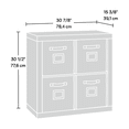 thumbnail image 3 of Sauder Stow-away Cube Storage 4-Cube Organizer, Lintel Oak Finish, 3 of 11