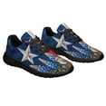 thumbnail image 6 of Texas Lone Str Stte Longhorn Mockingbird and Bluebonnet Shoes Sneakers Black Size 7, 6 of 7