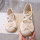 thumbnail image 2 of Zapatos de niña de una sola capa con suela blanda y lazo de otoño, 2 of 6
