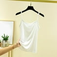 thumbnail image 2 of Lixiuxyad Women's Tanks Top Women's Soft Strap Camisole Tank Top For Home And Casual Wear Comfortable Layering All Season Basic Undershirt(White XL), 2 of 3