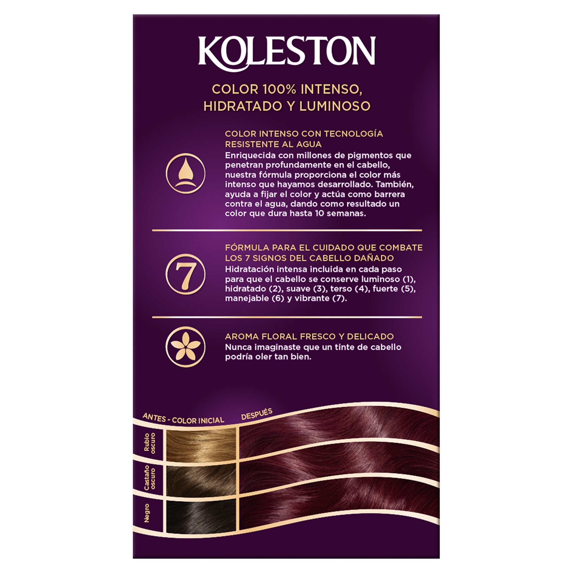 Wella Koleston Permanent Hair Color Cream with Water Protection Factor, 366 Dark Violet Brown, 4 oz