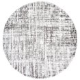 thumbnail image 3 of SAFAVIEH Berber Arvel Abstract Shag Area Rug, 7' x 7' Round, Grey/Dark Grey, 3 of 10