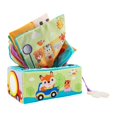 thumbnail image 1 of Tejido arrugado , pañuelos de tracción ocupados, papel arrugado educativo, bufandas de seda sensoriales, juguetes, caja de pañuelos para niñ A, 1 of 8