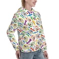 thumbnail image 6 of Lsque Cartoon Labrador Retriever Pattern Casual Women's Hoodie,Hooded Sweatshirt with Kangaroo Pocket,Pullover Hoodie with Eye-catching Drawstrings-Small, 6 of 7