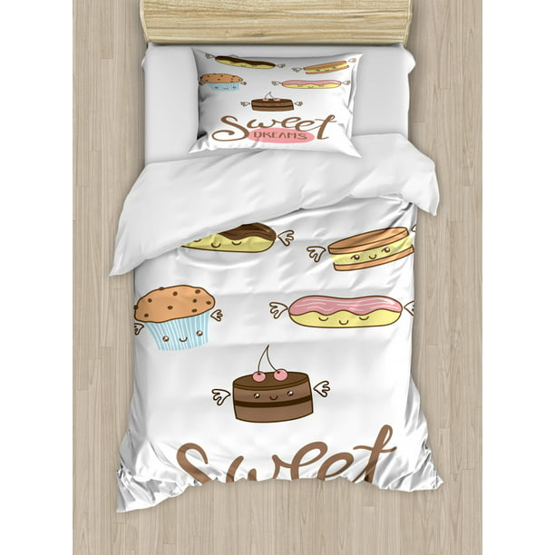Piece Bedding Set With 1 Pillow Sham, Sweet Dreams Duvet Cover Set