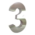 thumbnail image 1 of Numero para Casa Artimetalicos 3 Acero Inoxidable 20cm, 1 of 4