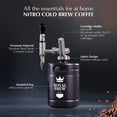 thumbnail image 4 of The Original Royal Brew Nitro Cold Brew Cafetera - Regalo para los amantes del café - Barril casero de 64 oz, kit dispensador de café con sistema de gas nitrógeno, 4 of 5