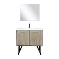 thumbnail image 3 of Lancy 36 in W Rustic Acacia Bath Vanity, Cultured Marble Top, Faucet Set and 28 in Mirror, 3 of 9